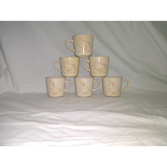 Corning goose country promenade mugs (set of 6) - Picture 2 of 6